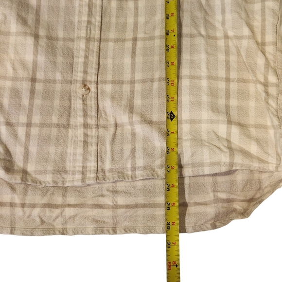 Abercrombie & Fitch 90's Oversized Shirt Flannel Long Sleeve Plaid Button Down - Picture 4 of 7